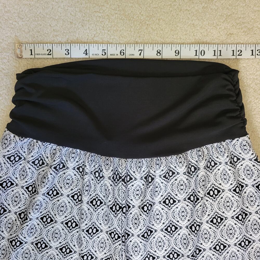 Apt 9 Size L Wide Leg Palazzo Pants Elastic High Waist High Rise Jersey Comfort - Picture 5 of 14
